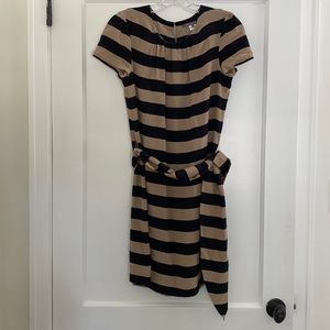 Pippa silk striped shift dress